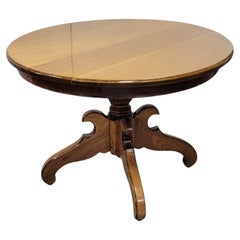 Mission / Arts and Crafts Oak Pedestal Side Table, c. 1890–1920