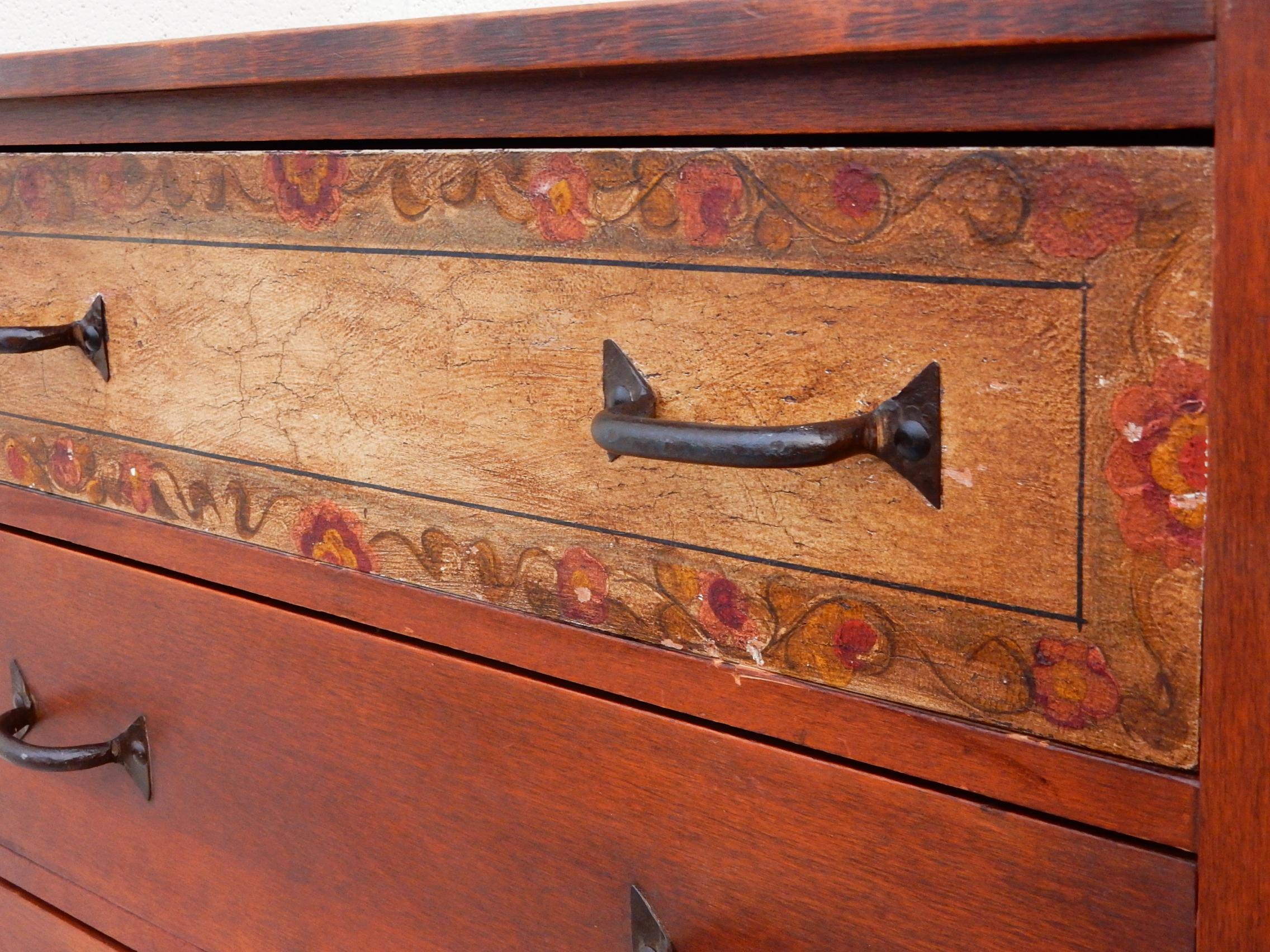 Tall 4-drawer dresser branded 