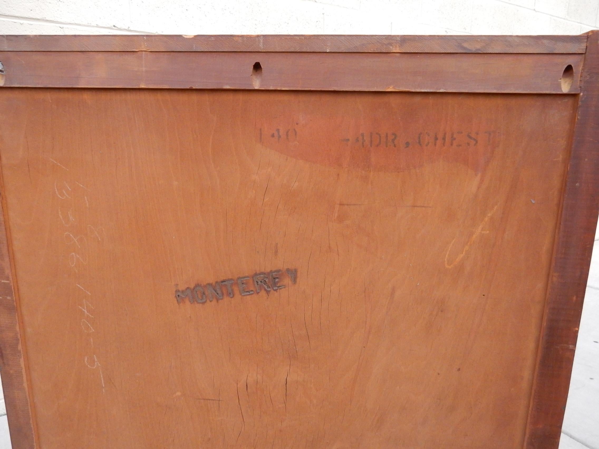 Rancho Monterey Mission Arts & Crafts Era Monterey Furniture Tall Dresser