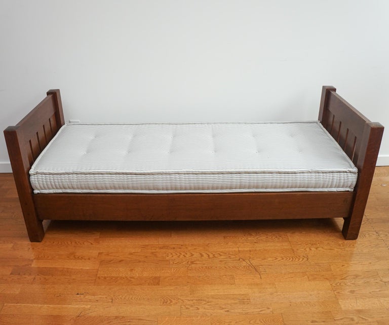 Mission Daybed with Custom French Mattress For Sale at 1stDibs