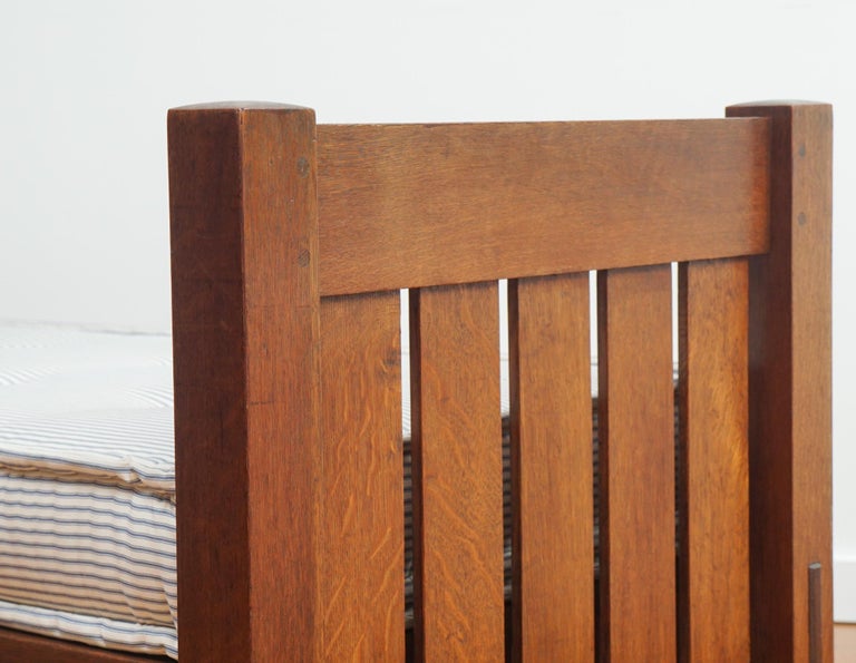 Mission Daybed with Custom French Mattress For Sale at 1stDibs