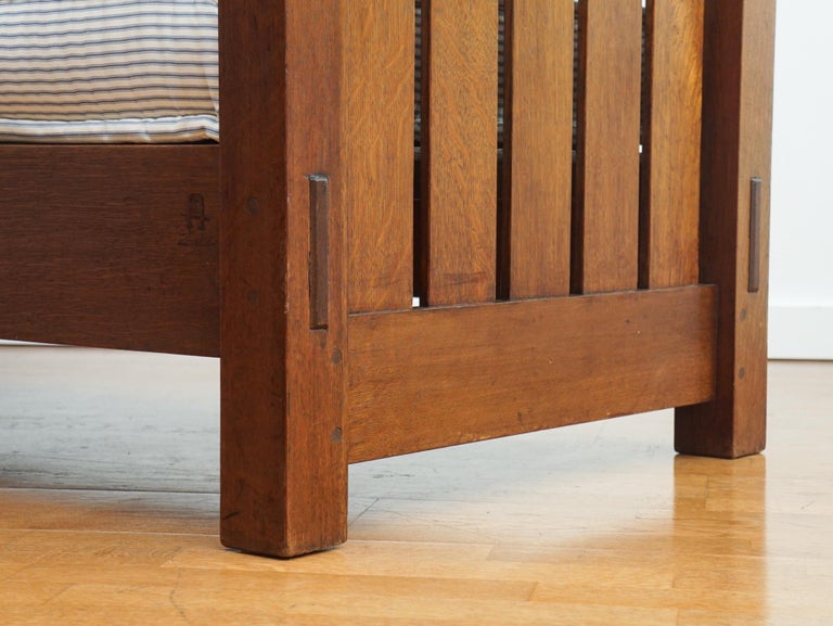 Mission Daybed with Custom French Mattress For Sale at 1stDibs