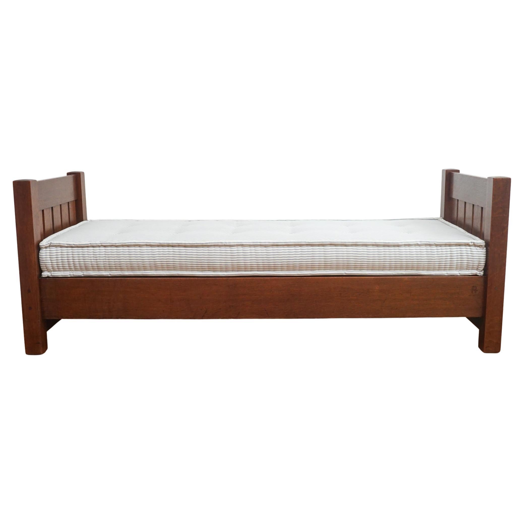 Mission Daybed with Custom French Mattress For Sale