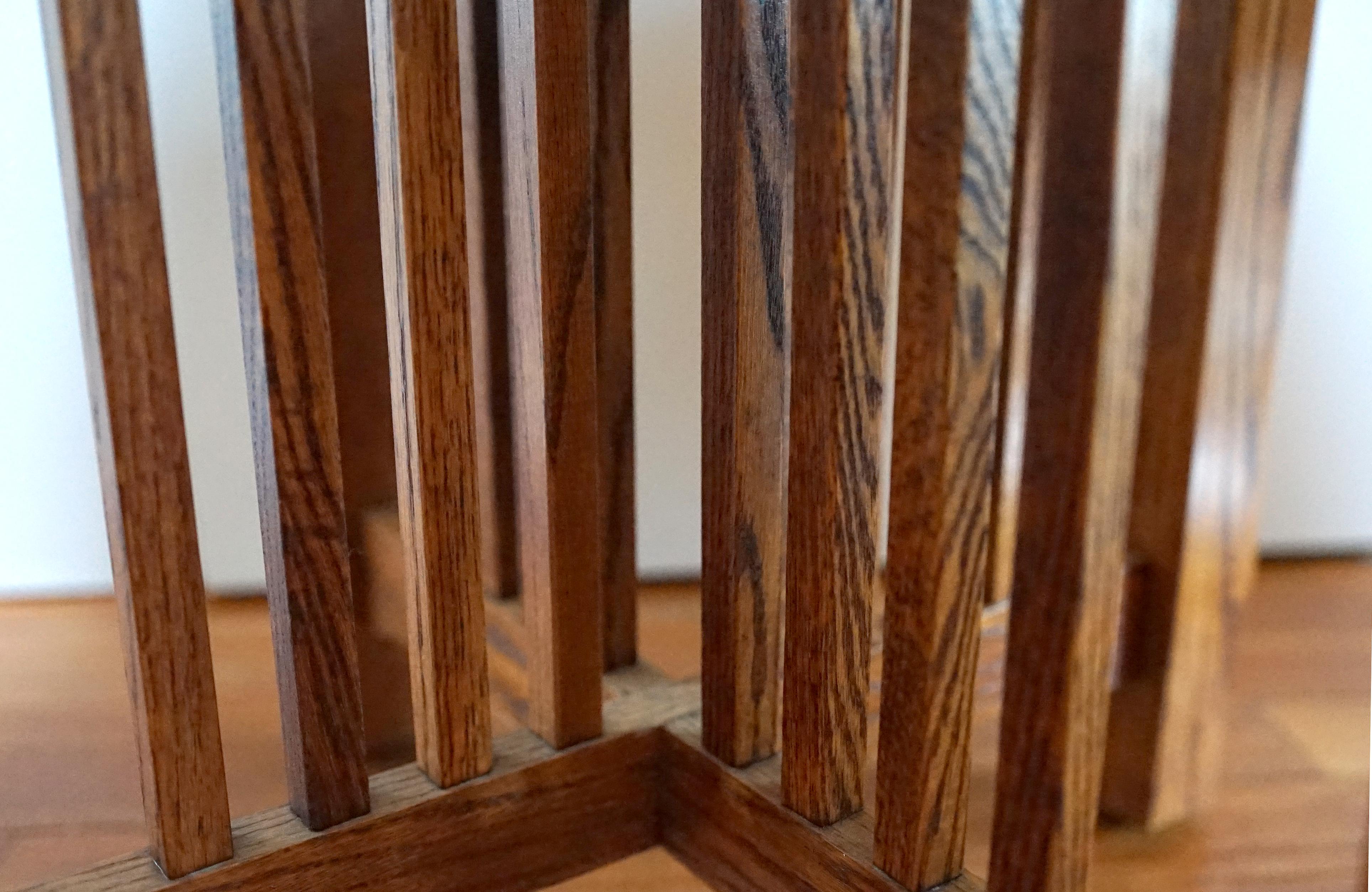 Mission Oak Arts and Crafts Round Table For Sale 5