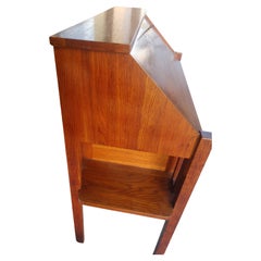 Mission Oak Arts & Crafts Slant Front Desk, C1915