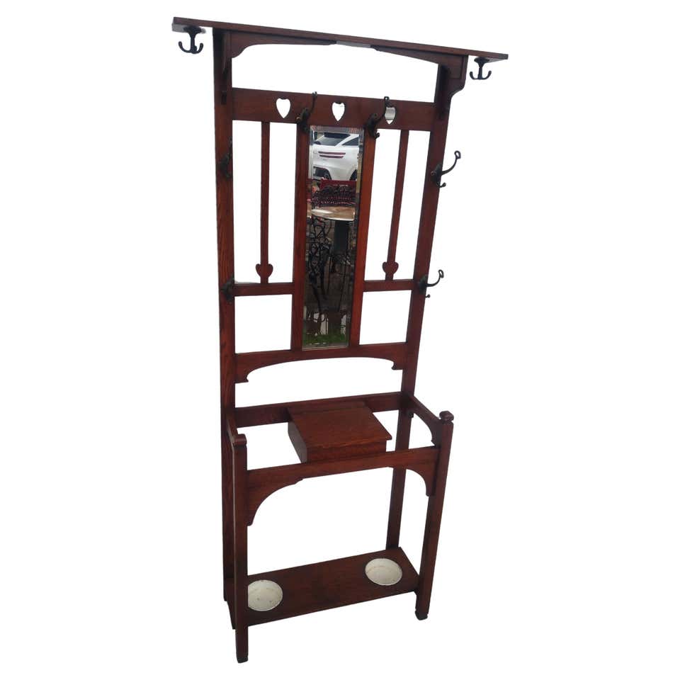 How Much Is An Antique Hall Tree Worth