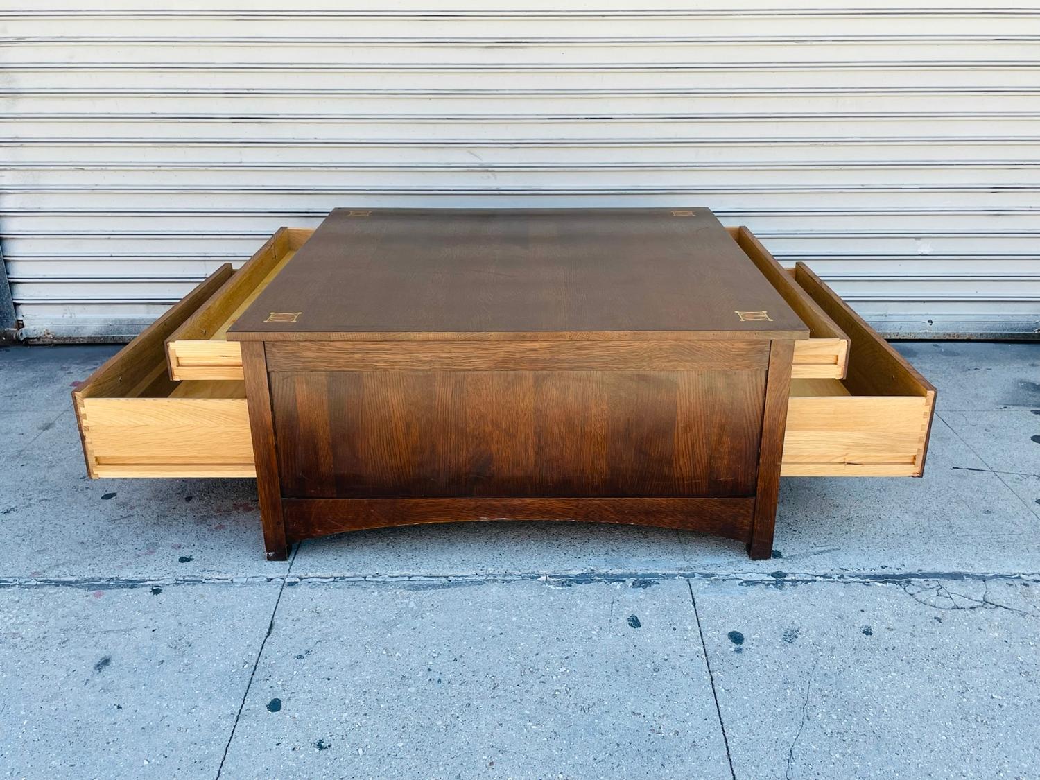 Mission Style Coffee Table by Stickley 9