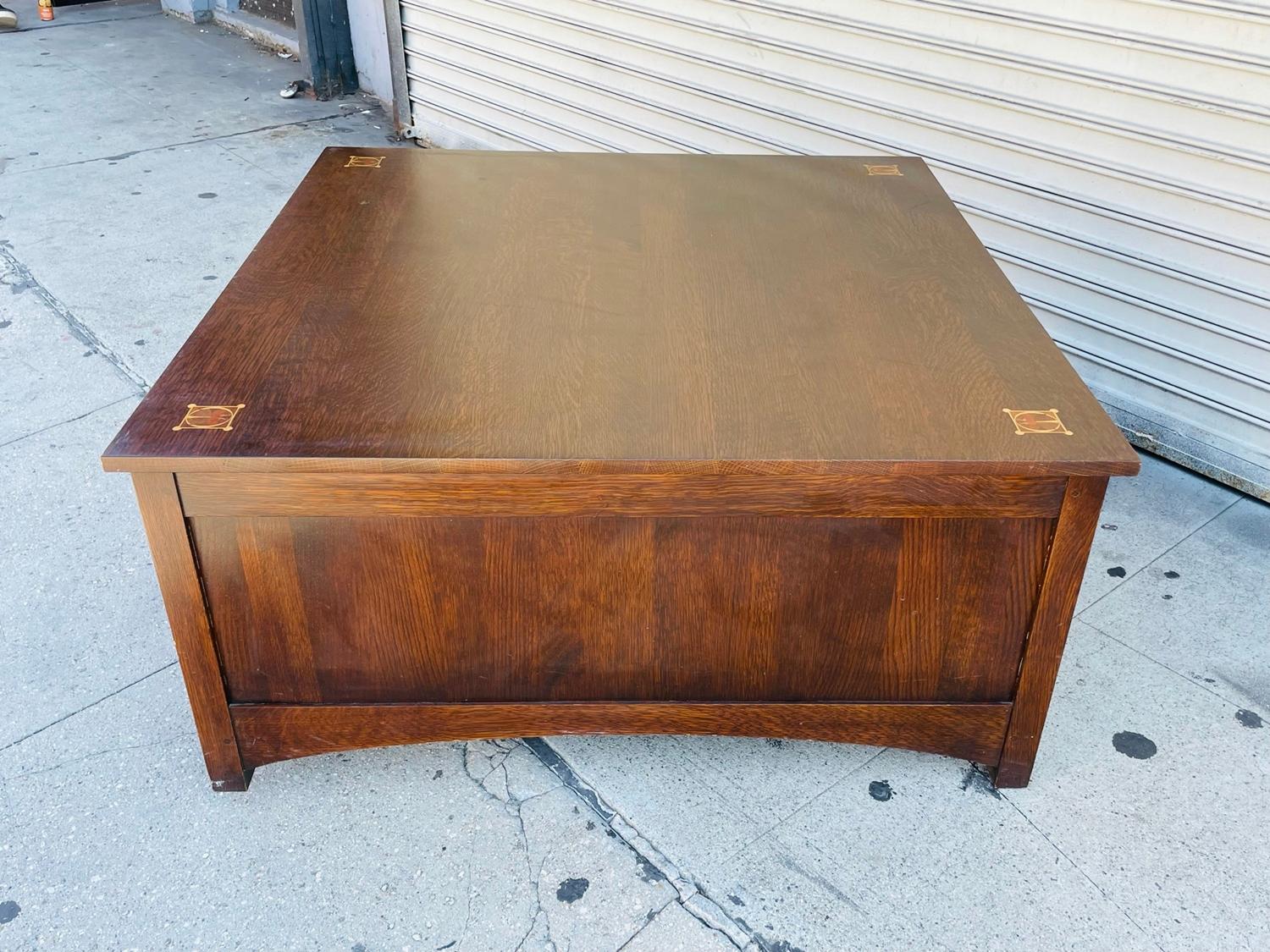 Mission Style Coffee Table by Stickley In Good Condition In Los Angeles, CA