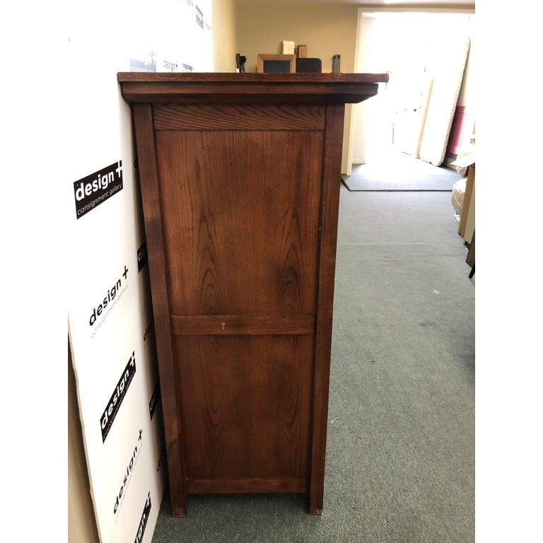 Mission Style Drop Front Secretary For Sale at 1stDibs