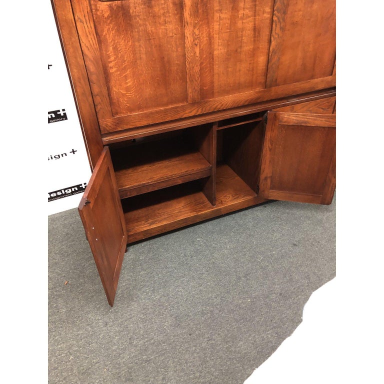 Mission Style Drop Front Secretary For Sale at 1stDibs