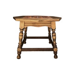 Mission Style Hexagon Top Side Table
