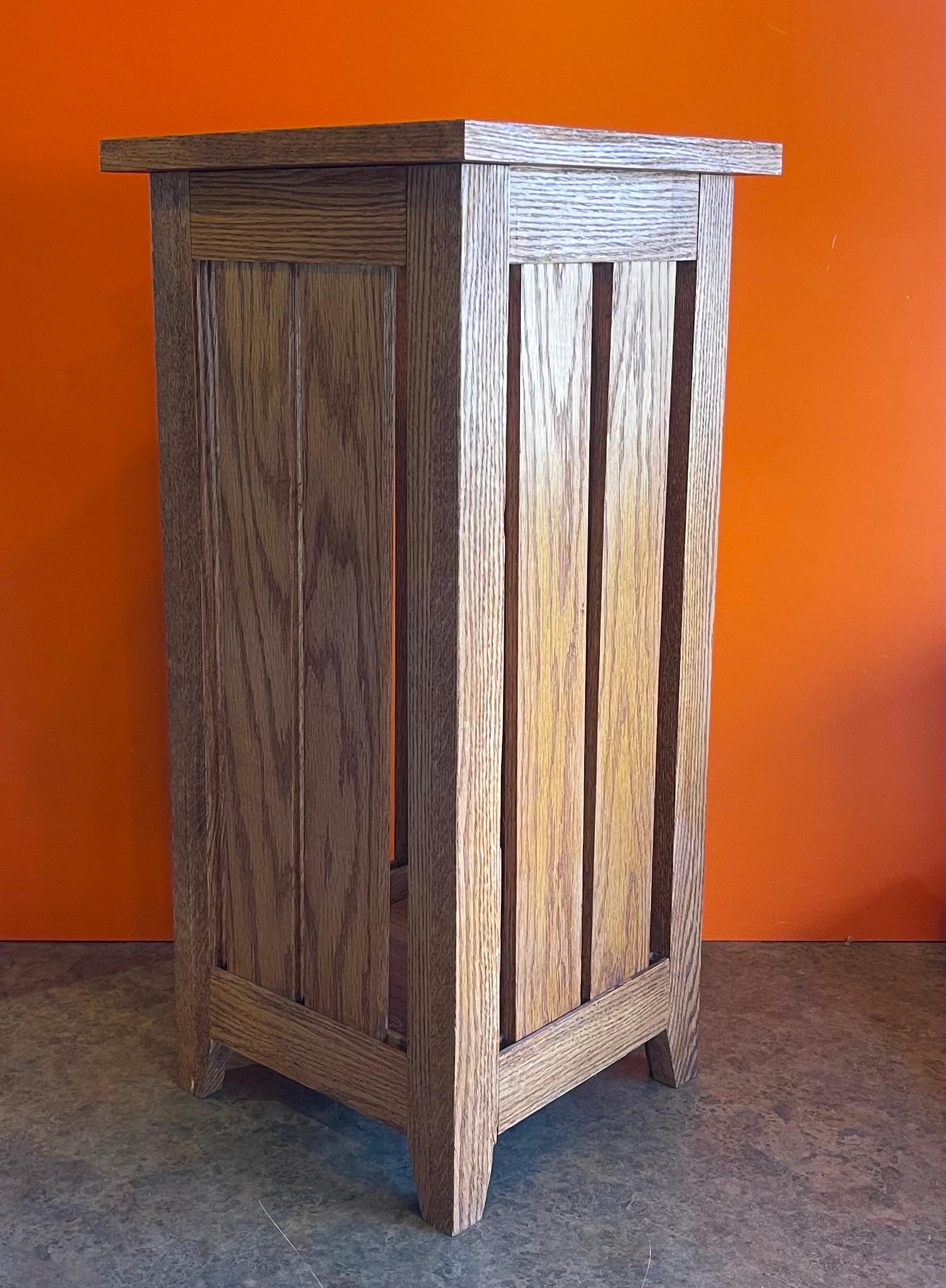 Mission Style Quarter Sawn Oak Umbrella Stand by D.R. Ball For Sale at 1stDibs | mission ...