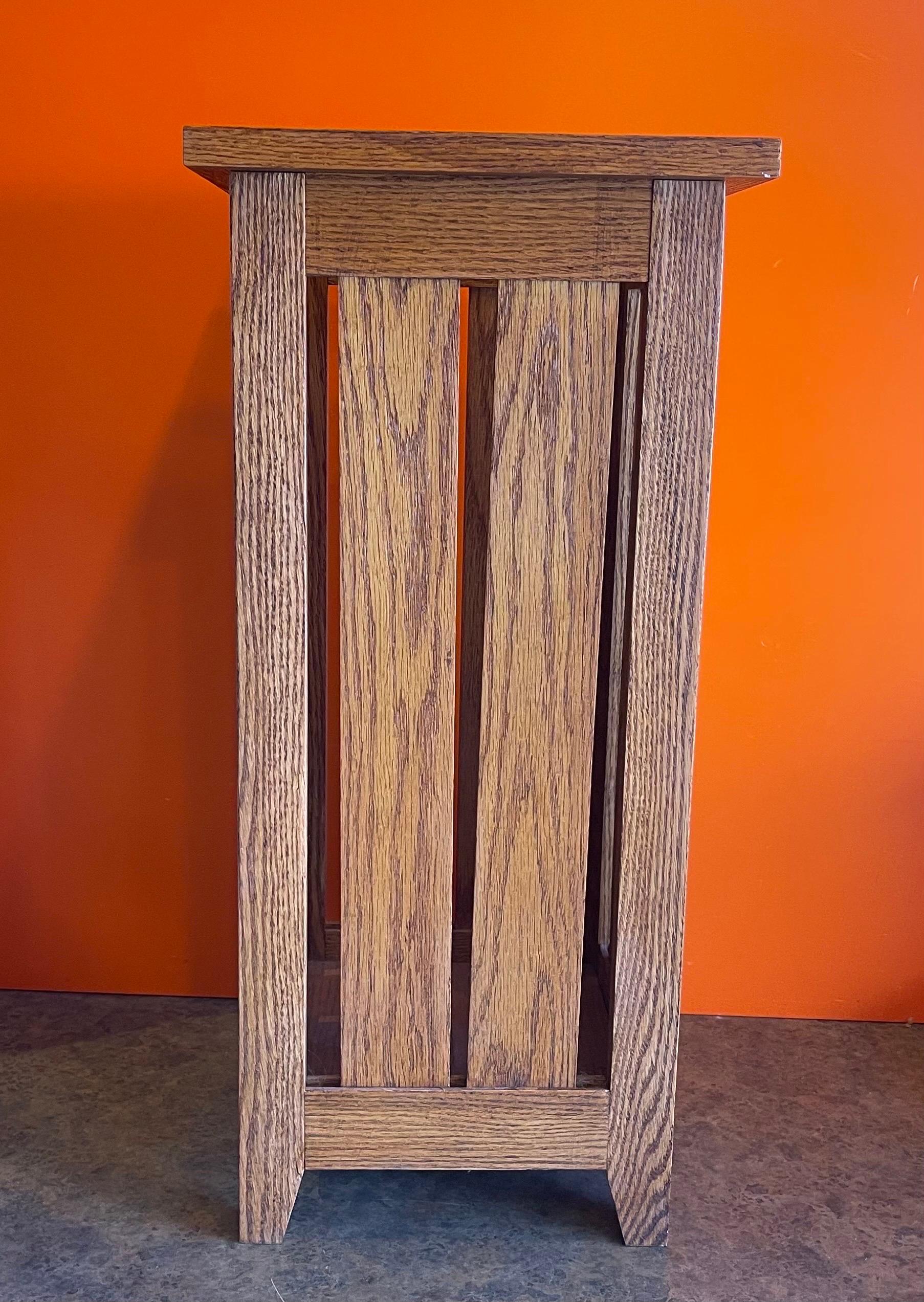Mission Style Quarter Sawn Oak Umbrella Stand by D.R. Ball For Sale at 1stDibs | mission ...