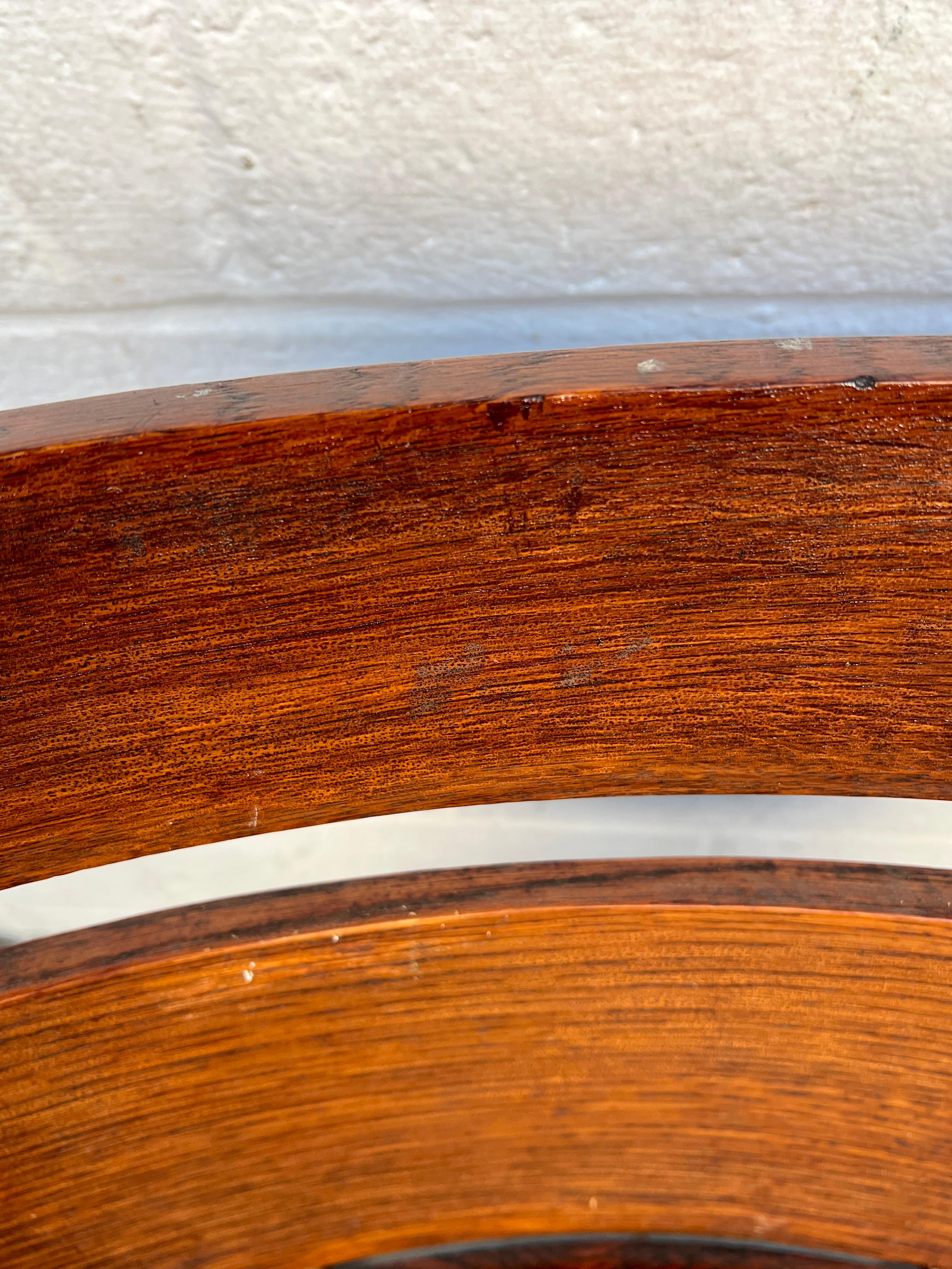 Mission Style Schaukelstuhl in Eiche im Angebot 7