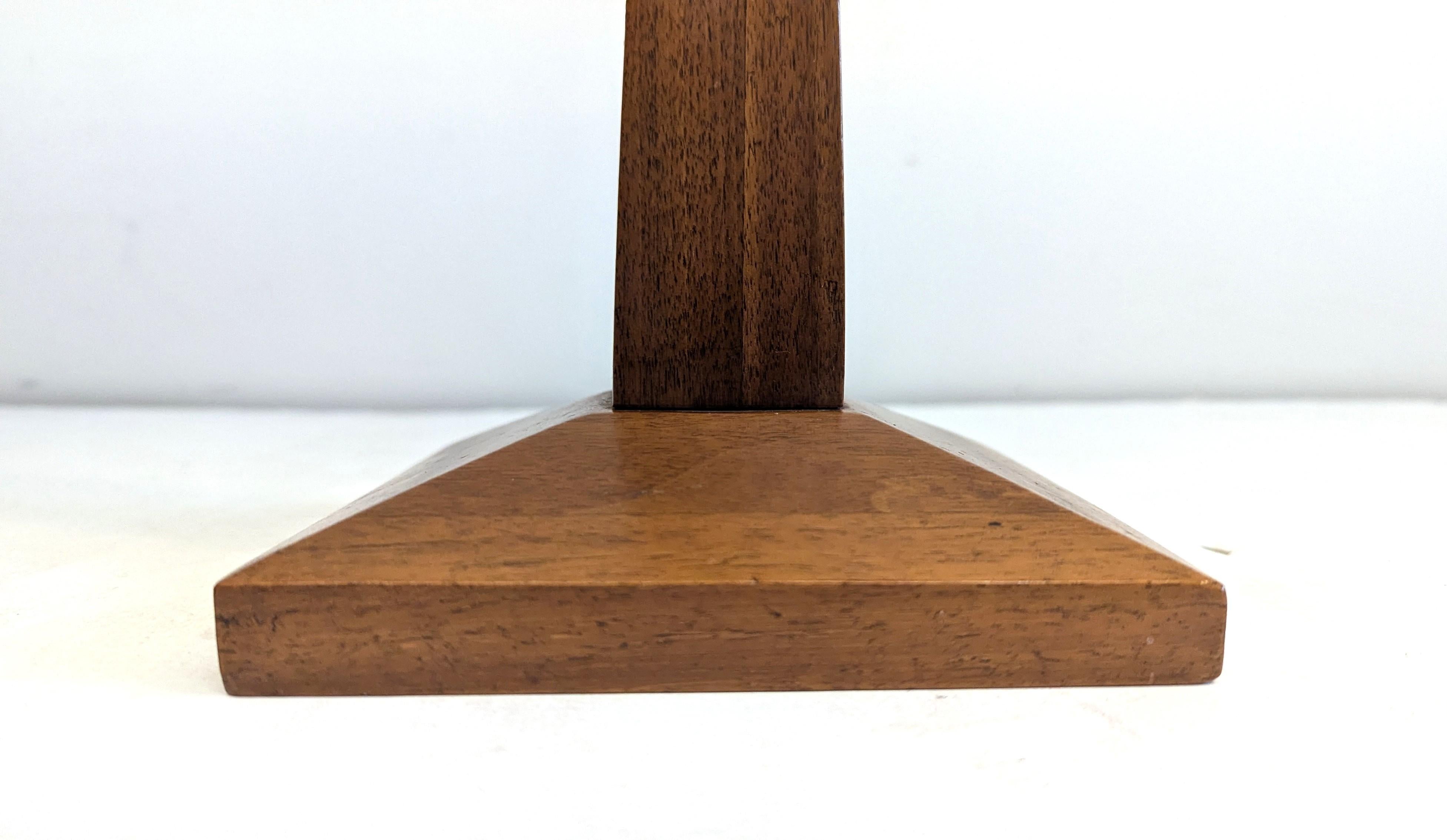 Mid-20th Century Mission Style Table Lamp 1940 For Sale