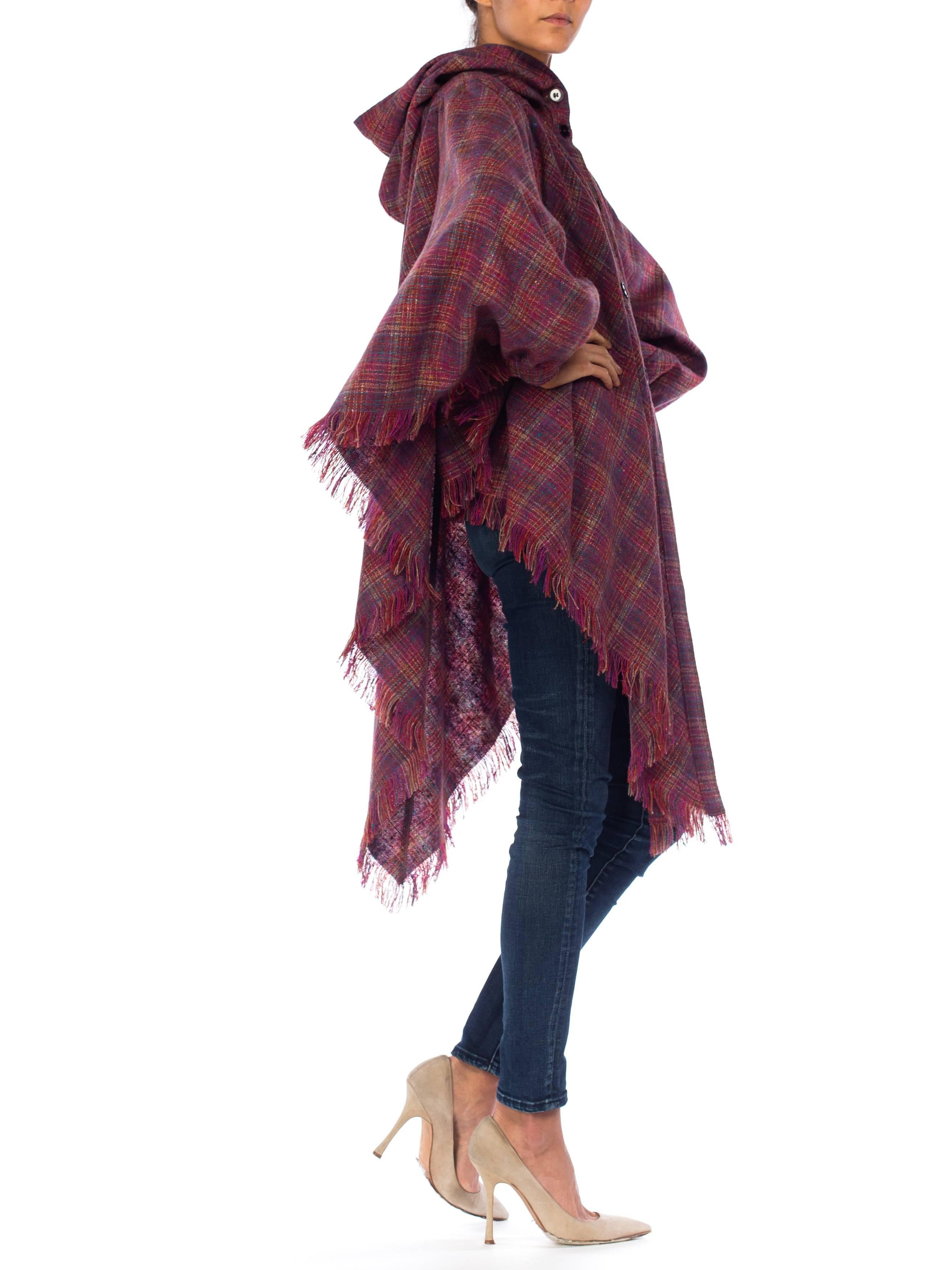 Missoni 1970 Wool hooded Cape Style with Arm Sleeves 2