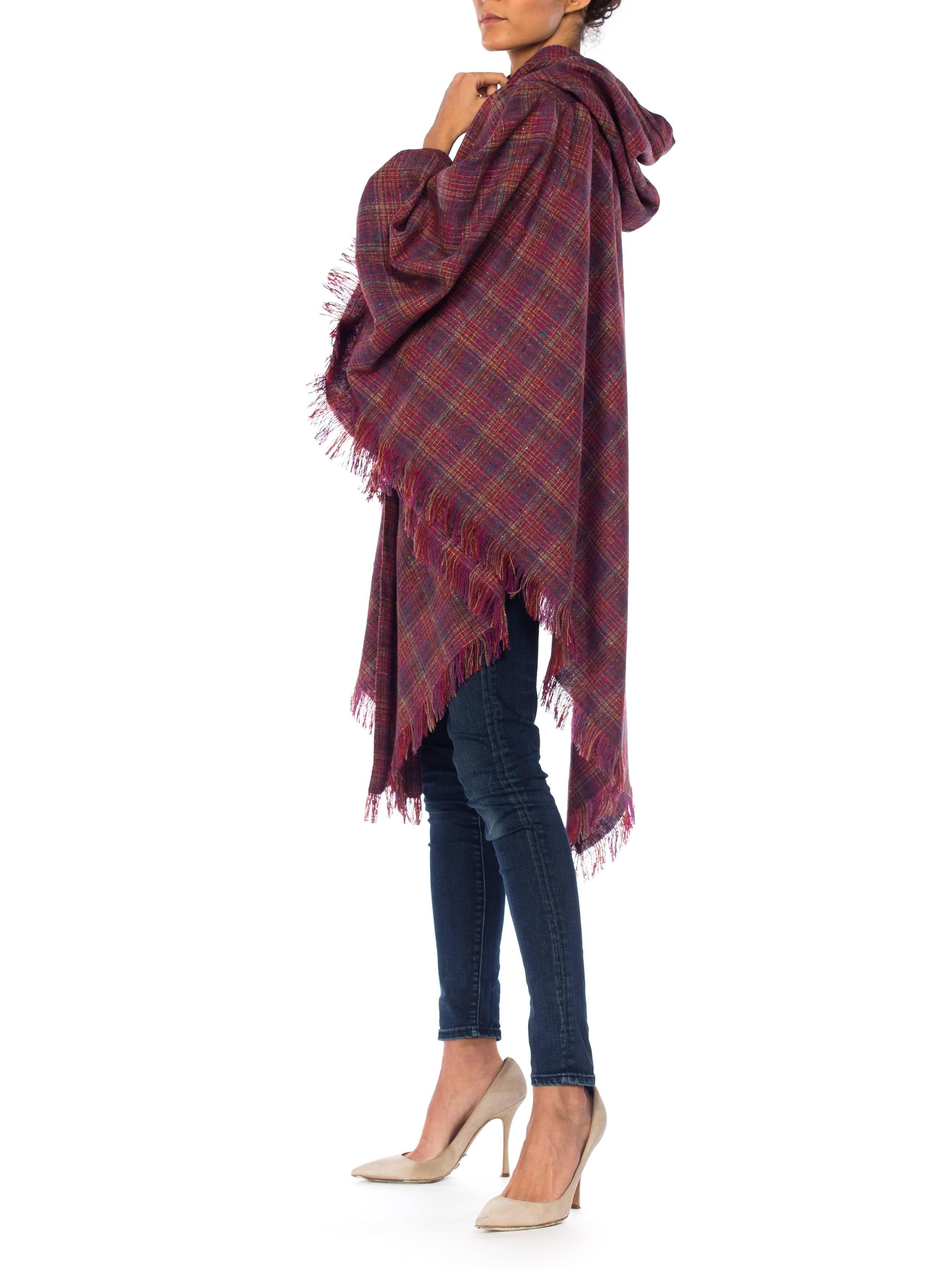 Missoni 1970 Wool hooded Cape Style with Arm Sleeves 4