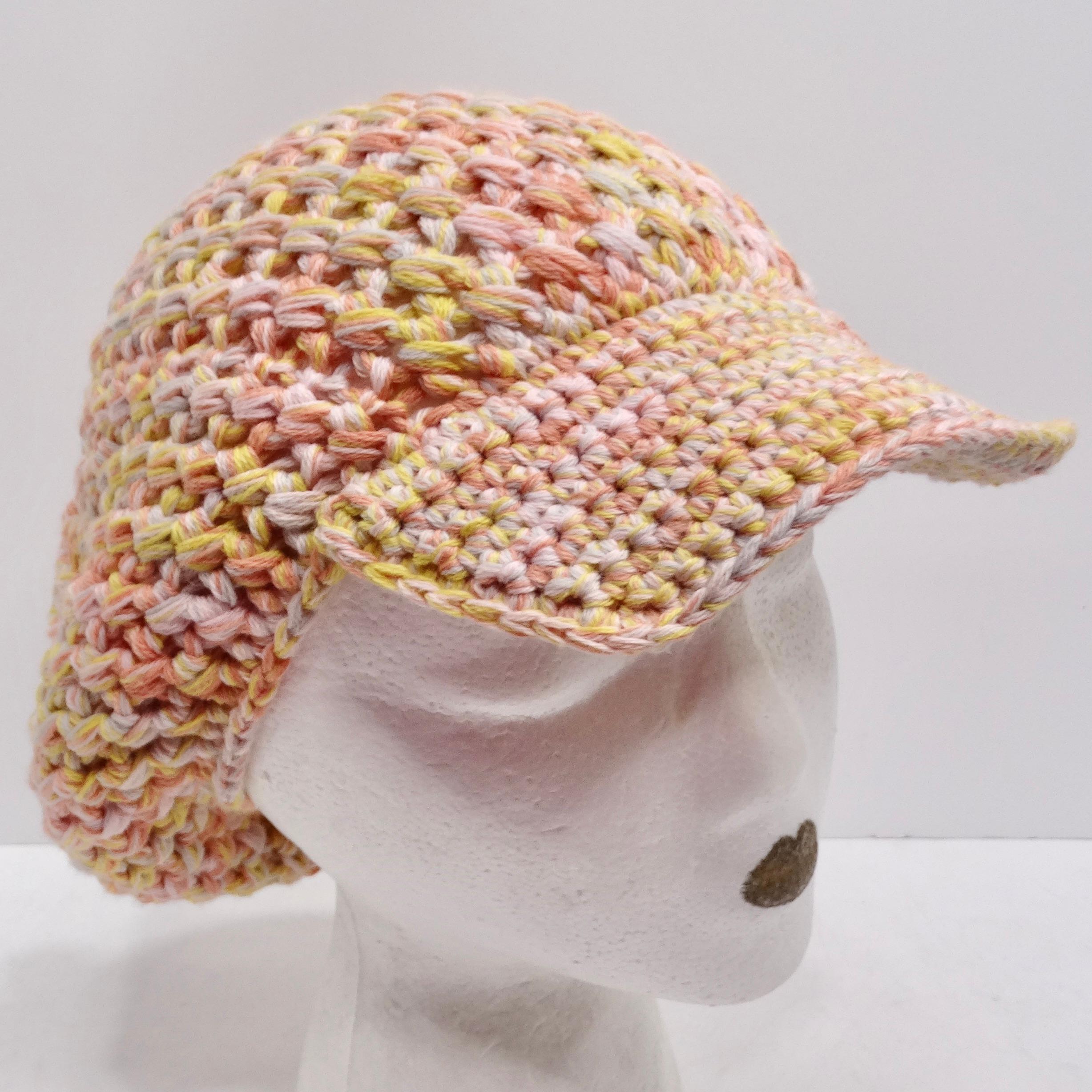 Missoni 1970s Multicolor Knit Hat 3