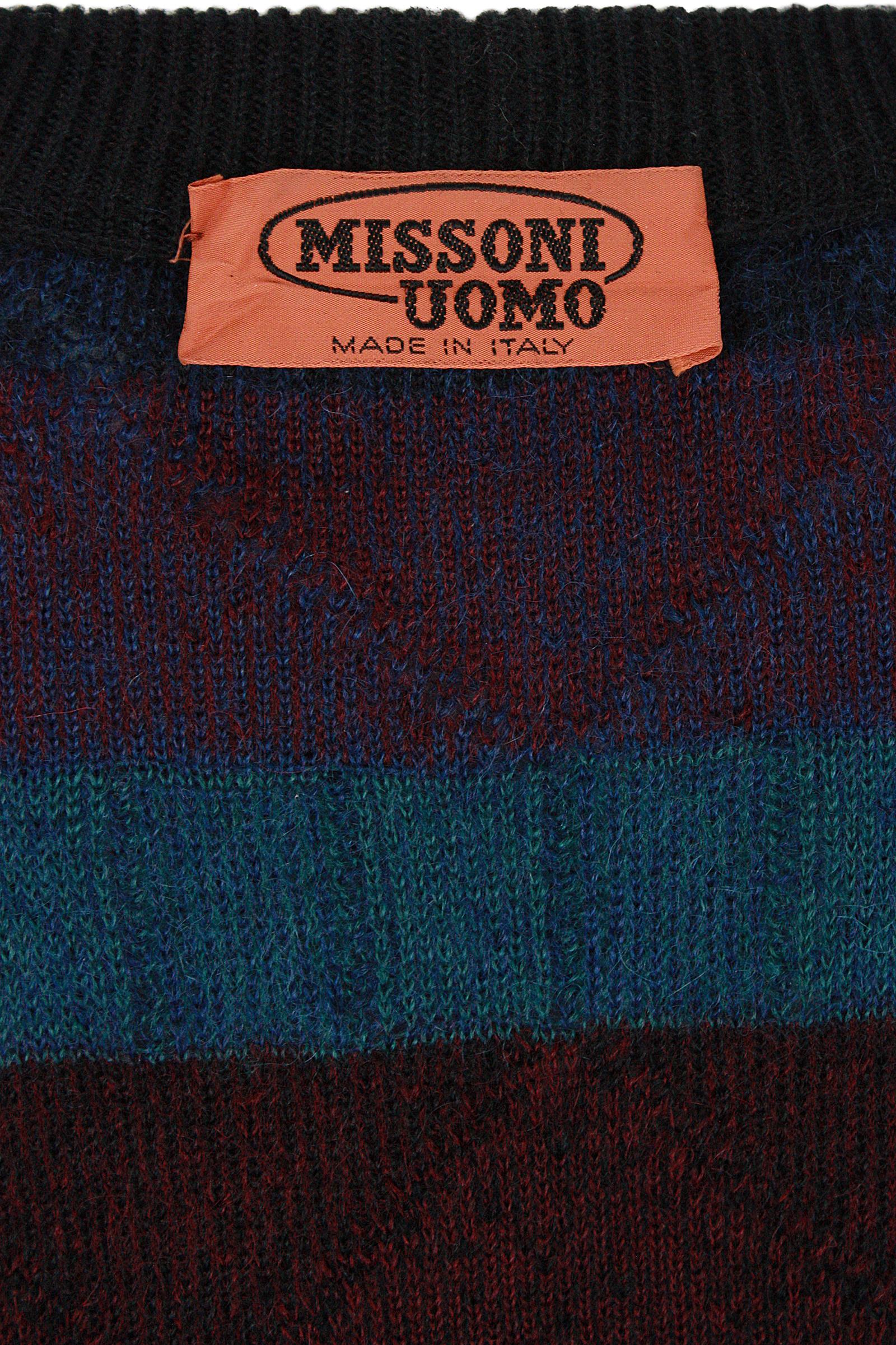 Missoni Abstract Mohair Sweater In Good Condition For Sale In Los Angeles, CA