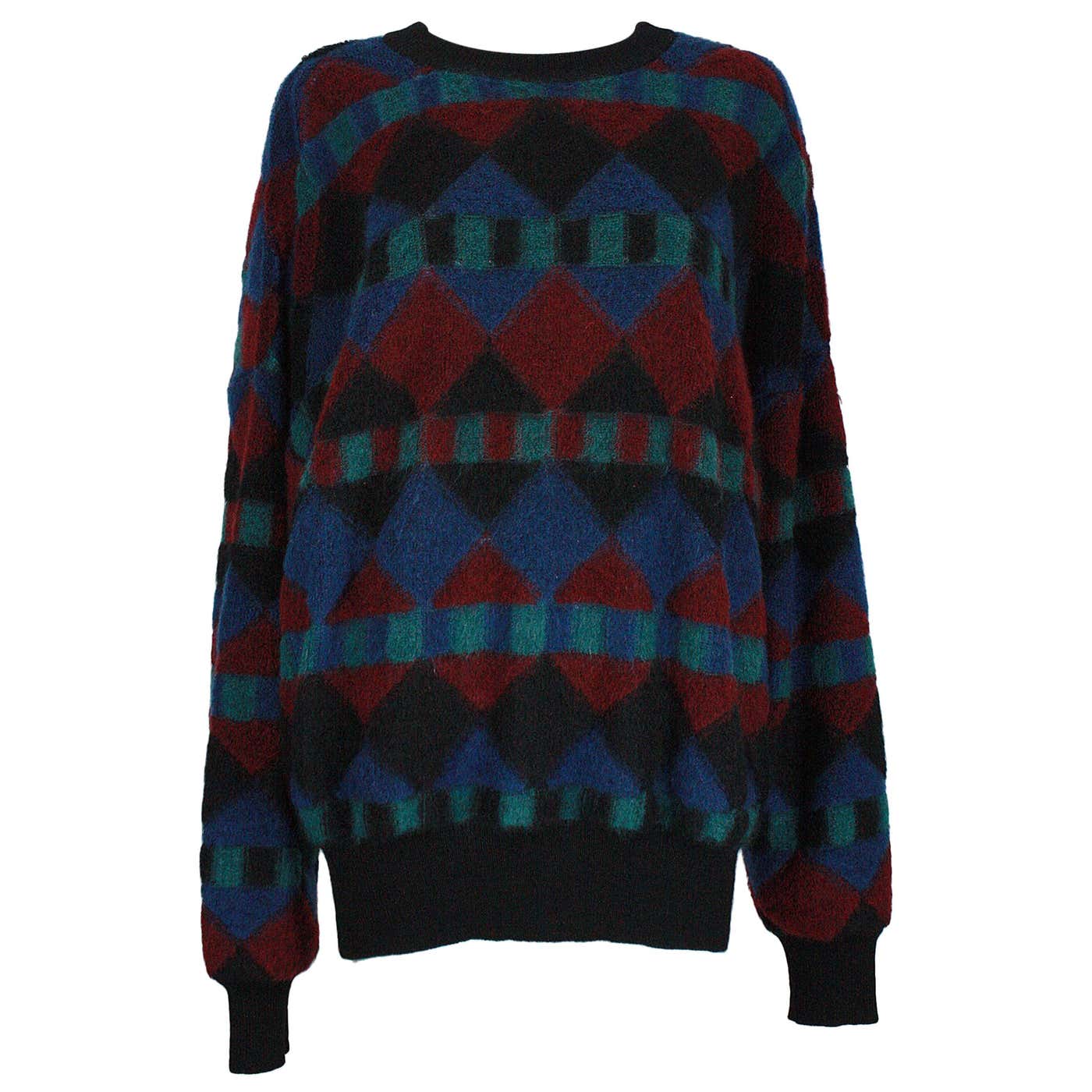 Missoni Abstract Mohair Sweater For Sale at 1stDibs | mohair sweater ...