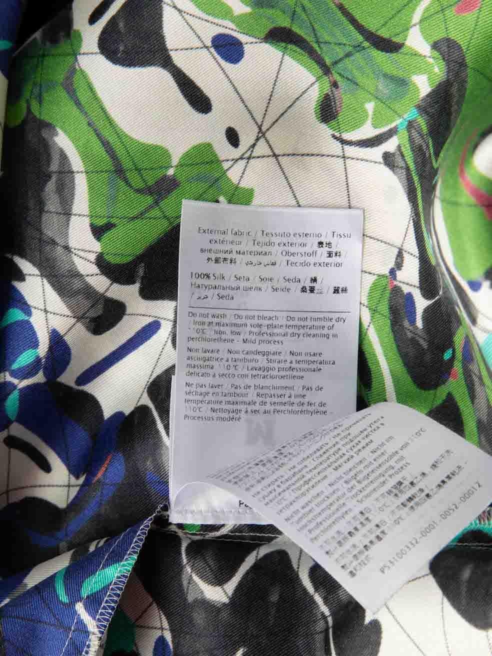 Missoni Abstract Print Silk Top Size M For Sale 1