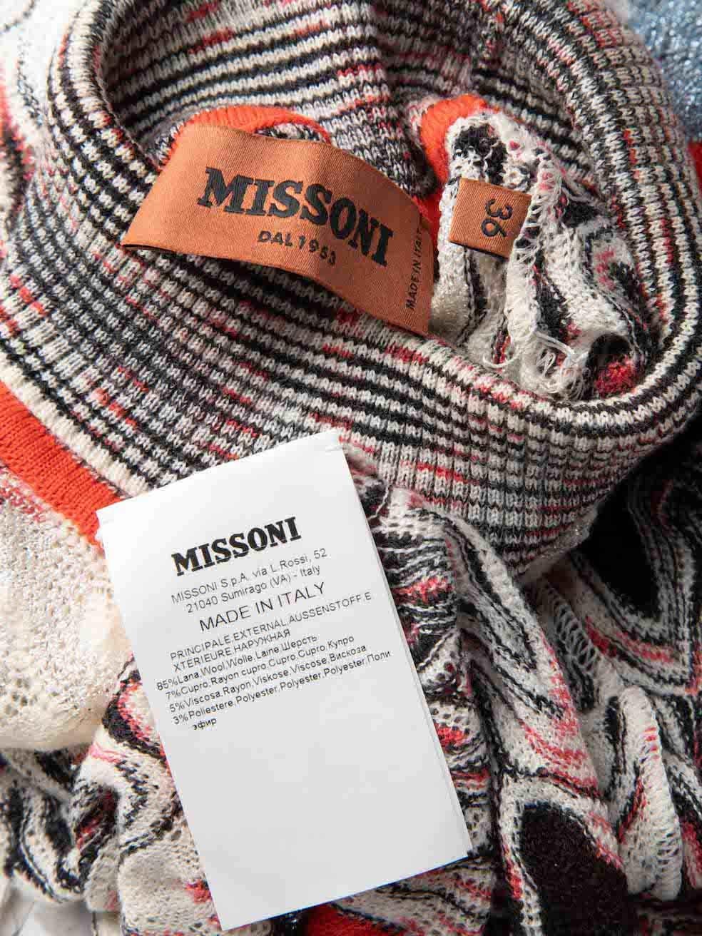 Women's Missoni Abstract Turtleneck Sleeveless Knit Dress Size XXS For Sale
