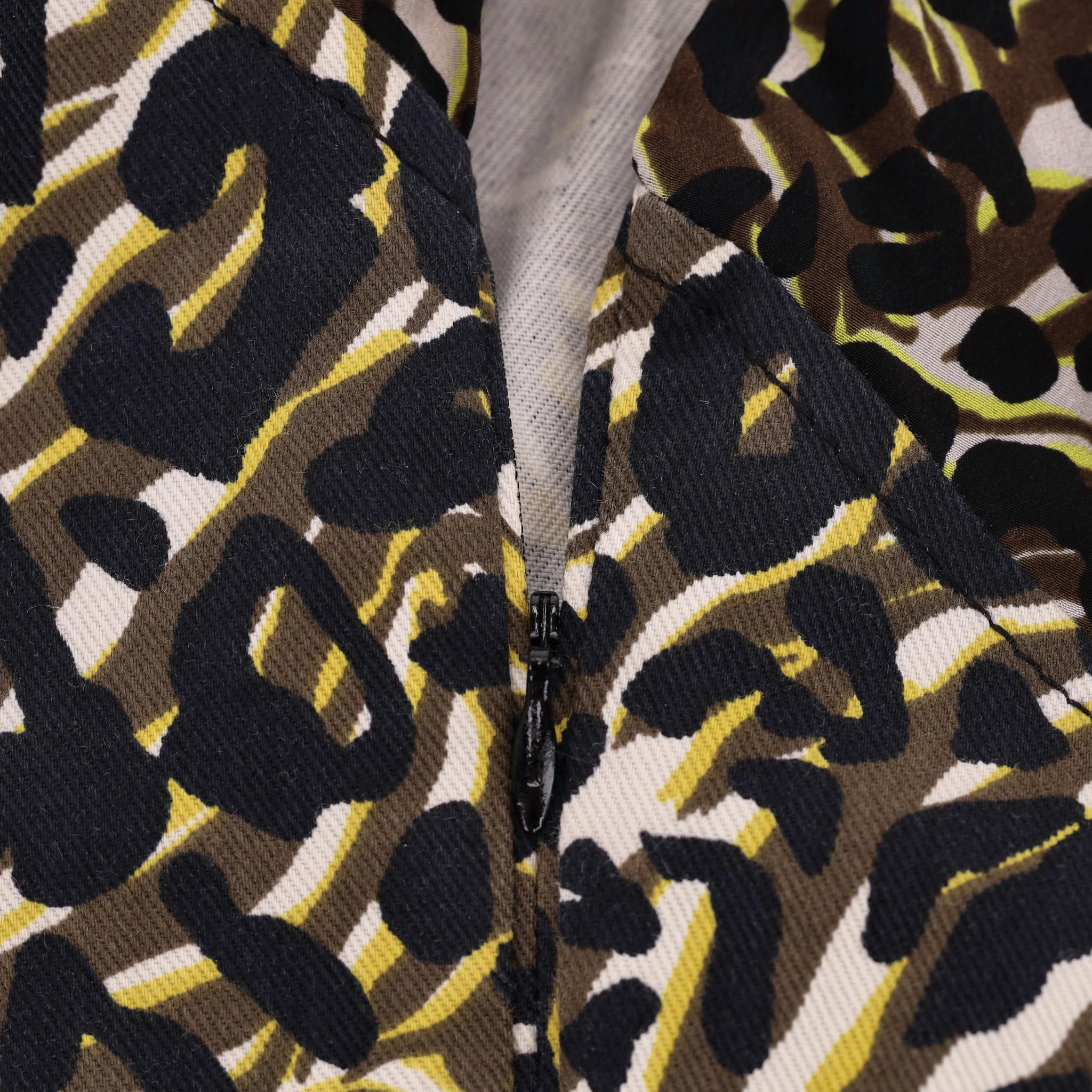 Donna Vestito in seta e cotone con stampa animalier di Missoni in vendita