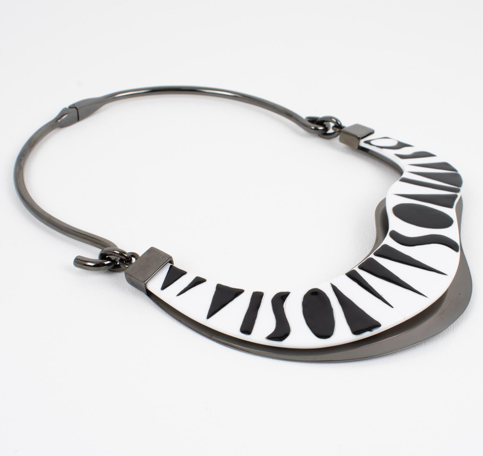 Femenino o masculino Collar Rígido Bicolor Missoni, Colección Primavera 2014 en venta