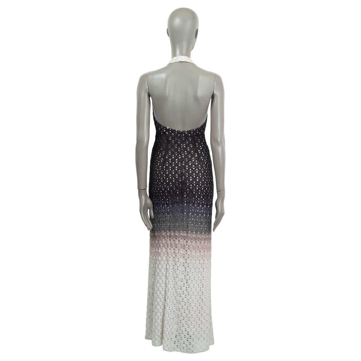 ivory lurex knit dress
