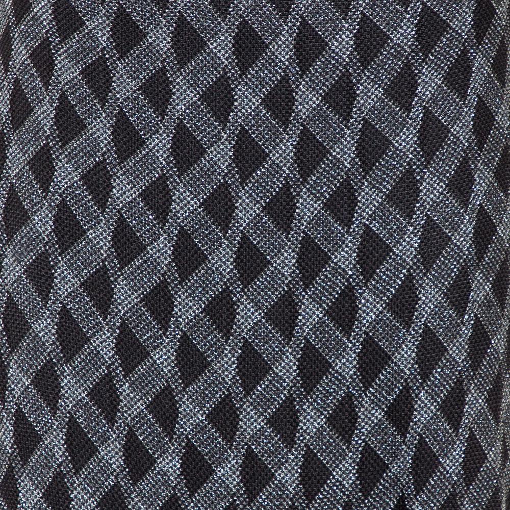 black knit maxi skirt