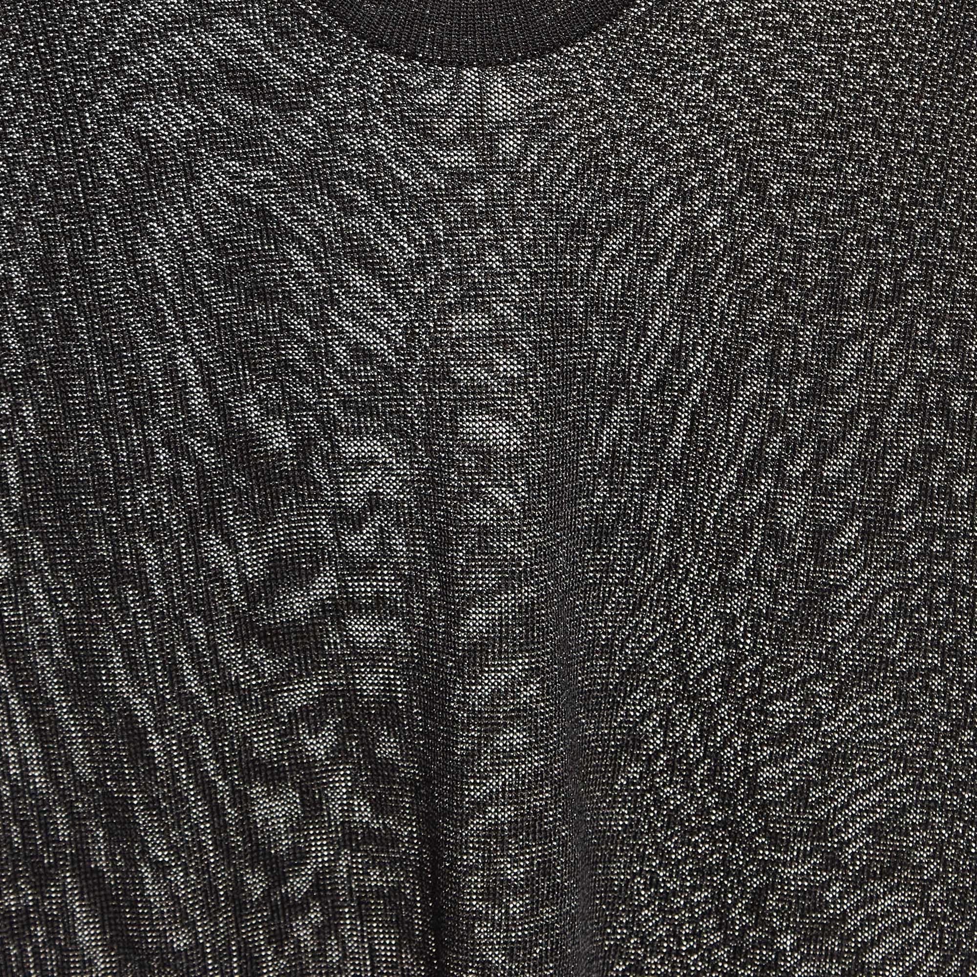 Missoni Black Lurex Knit Tank Top L In Good Condition In Dubai, Al Qouz 2