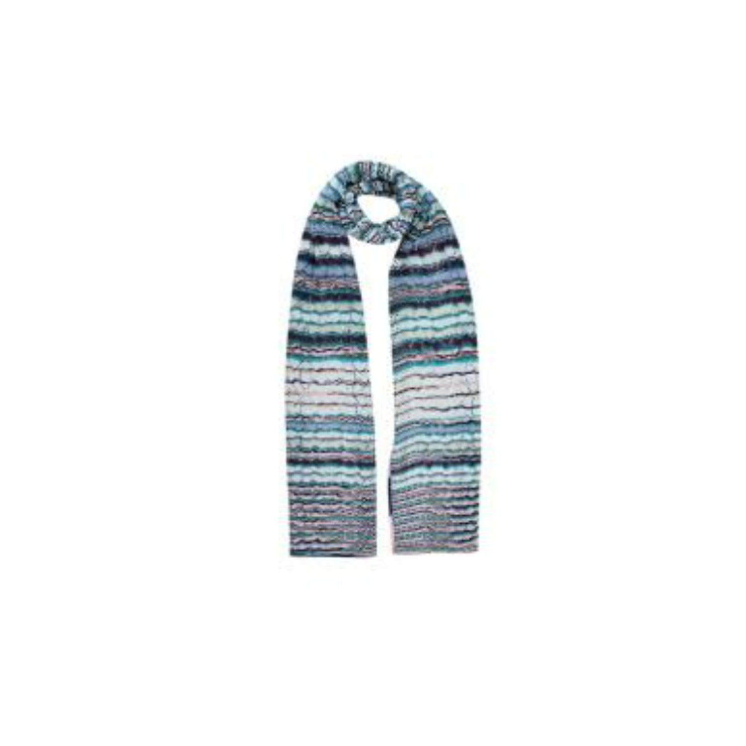 Missoni Monochrome Geometric Knitted Foulard Scarf For Sale at 1stDibs