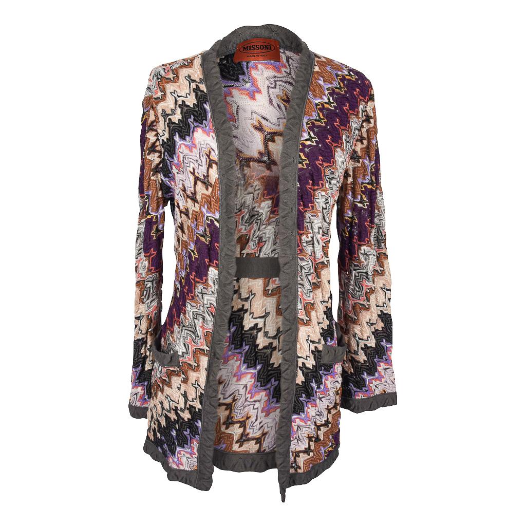 Missoni Cardigan Classic Knit Light Weight M In New Condition In Miami, FL
