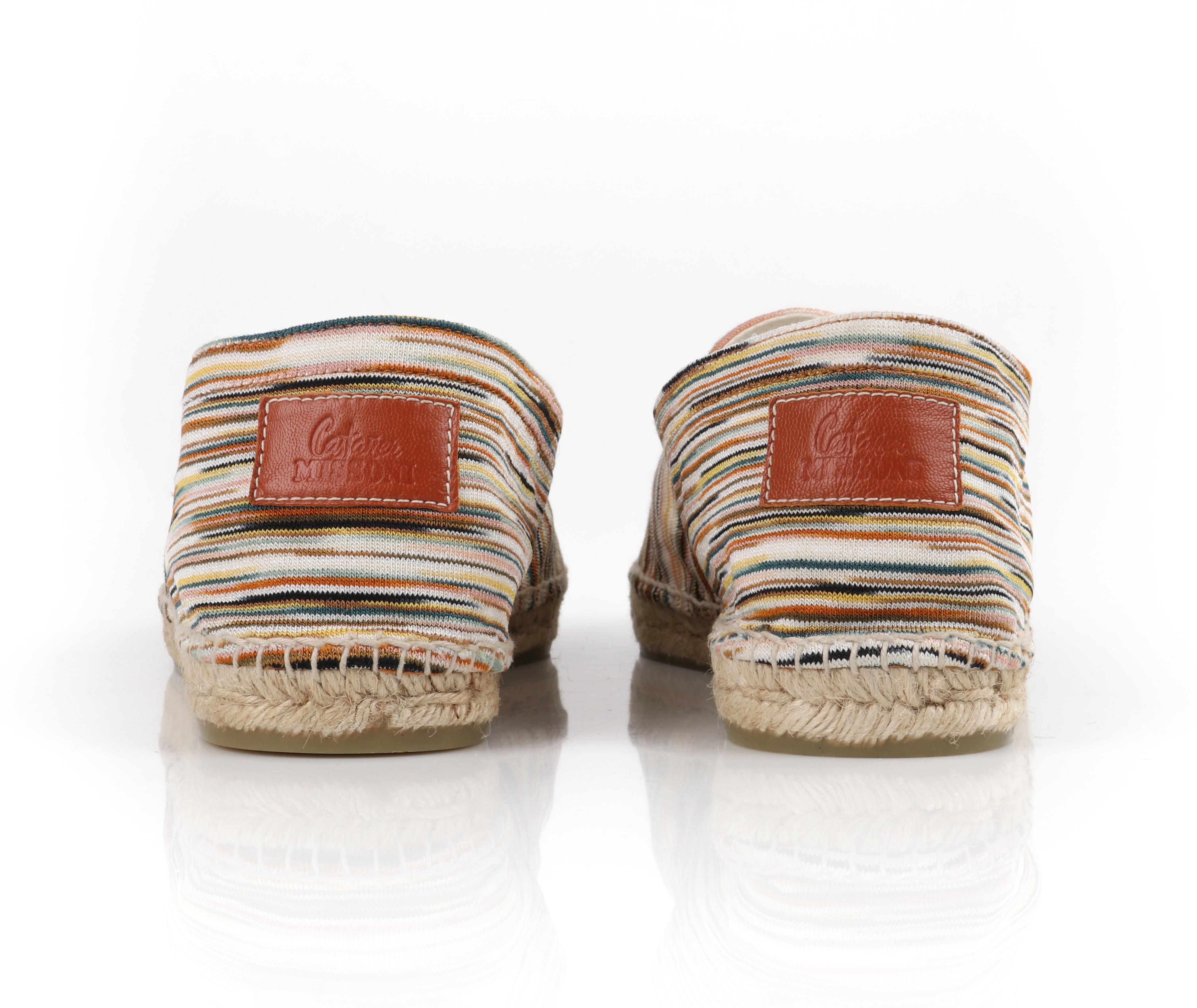 MISSONI Castañer S/S 2019 Multicolor Stripe Jute Rope Kenda Espadrilles Shoes  3