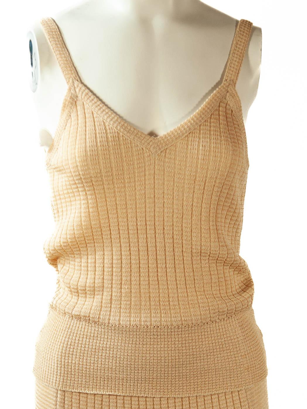 Missoni, Museum Documented Ensemble, Camisole, Skirt and Cardigan, 1973 For Sale 5