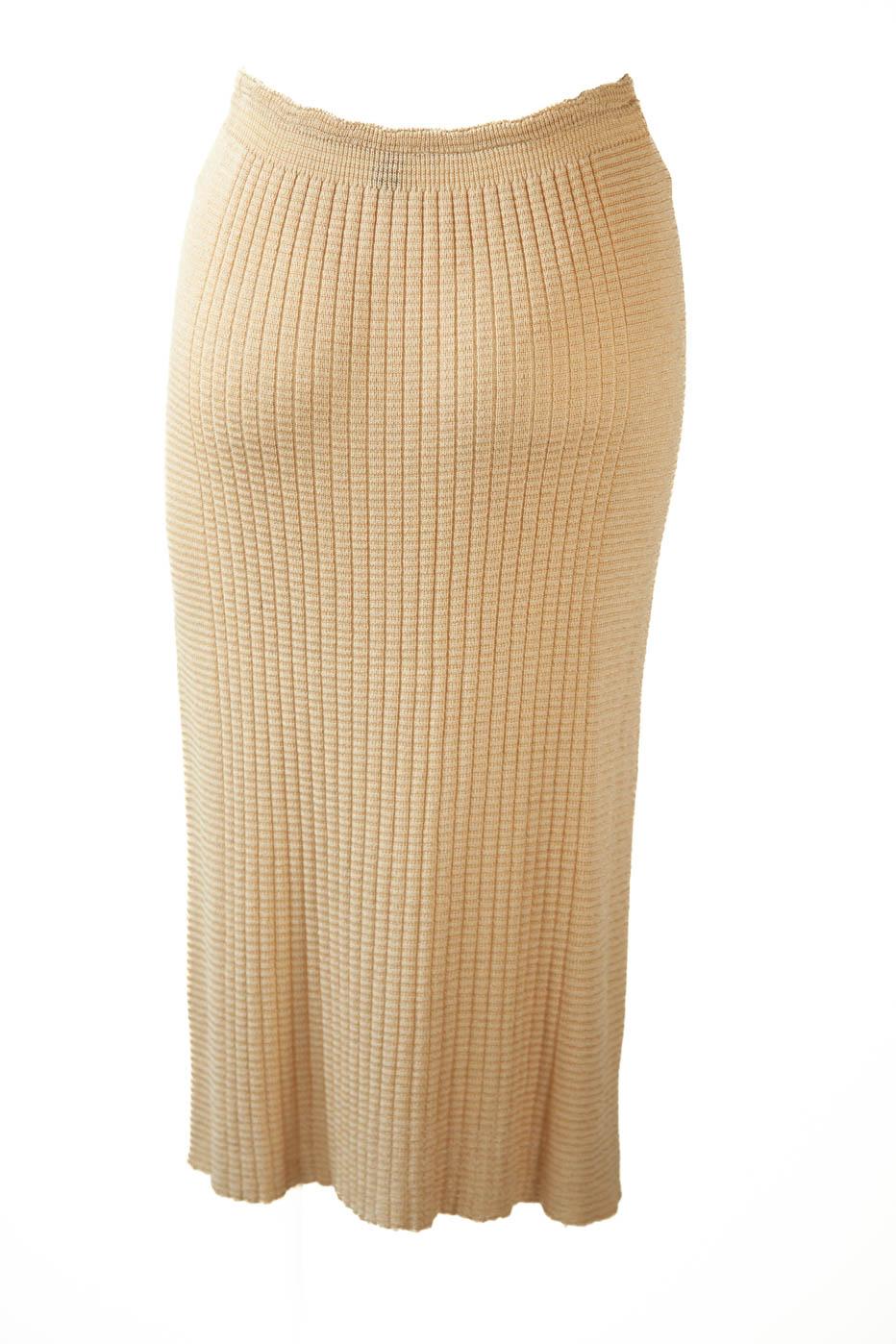 Missoni, Ensemble documentato dal museo, canotta, gonna e cardigan, 1973 in vendita 2