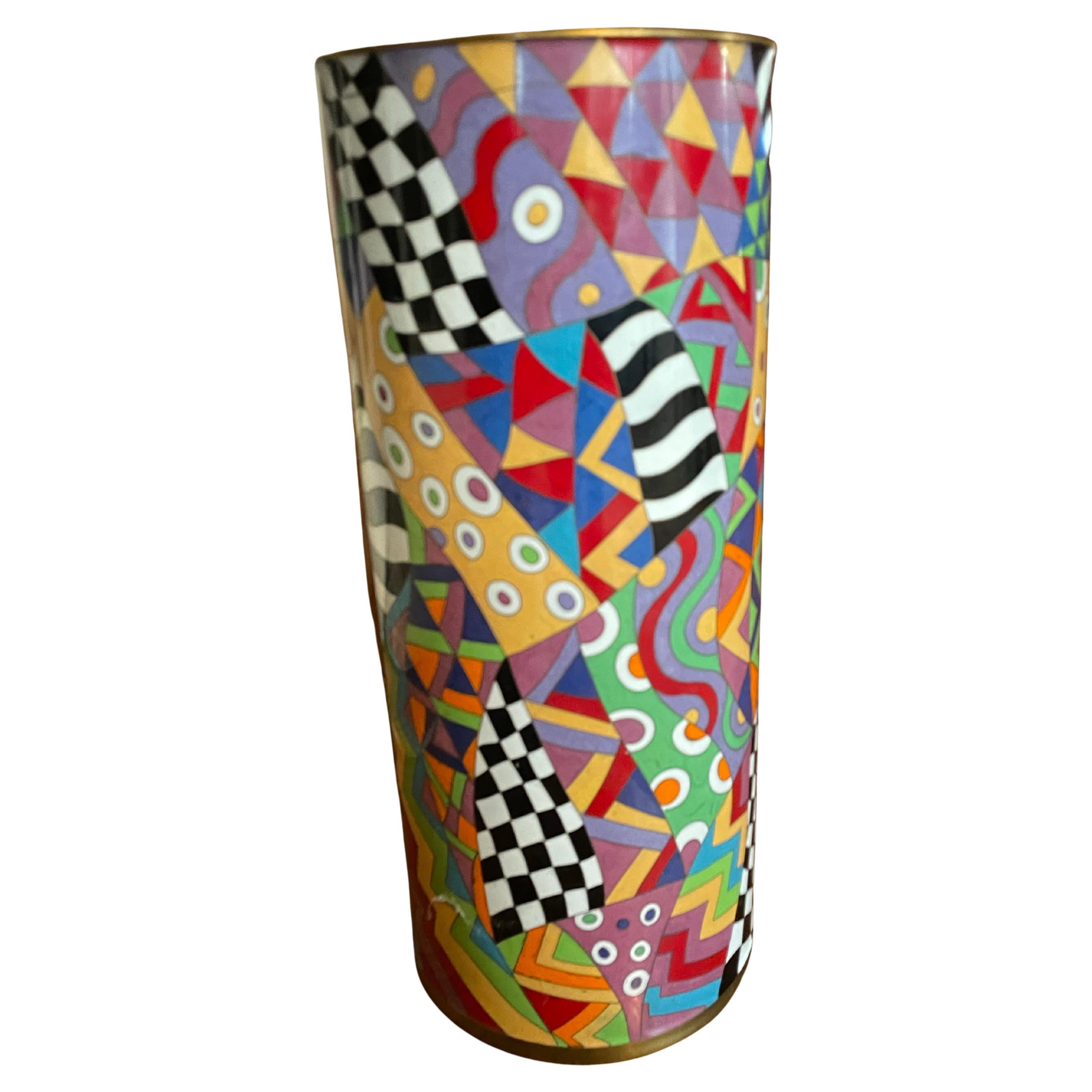 Vase Missoni Cloissone rare