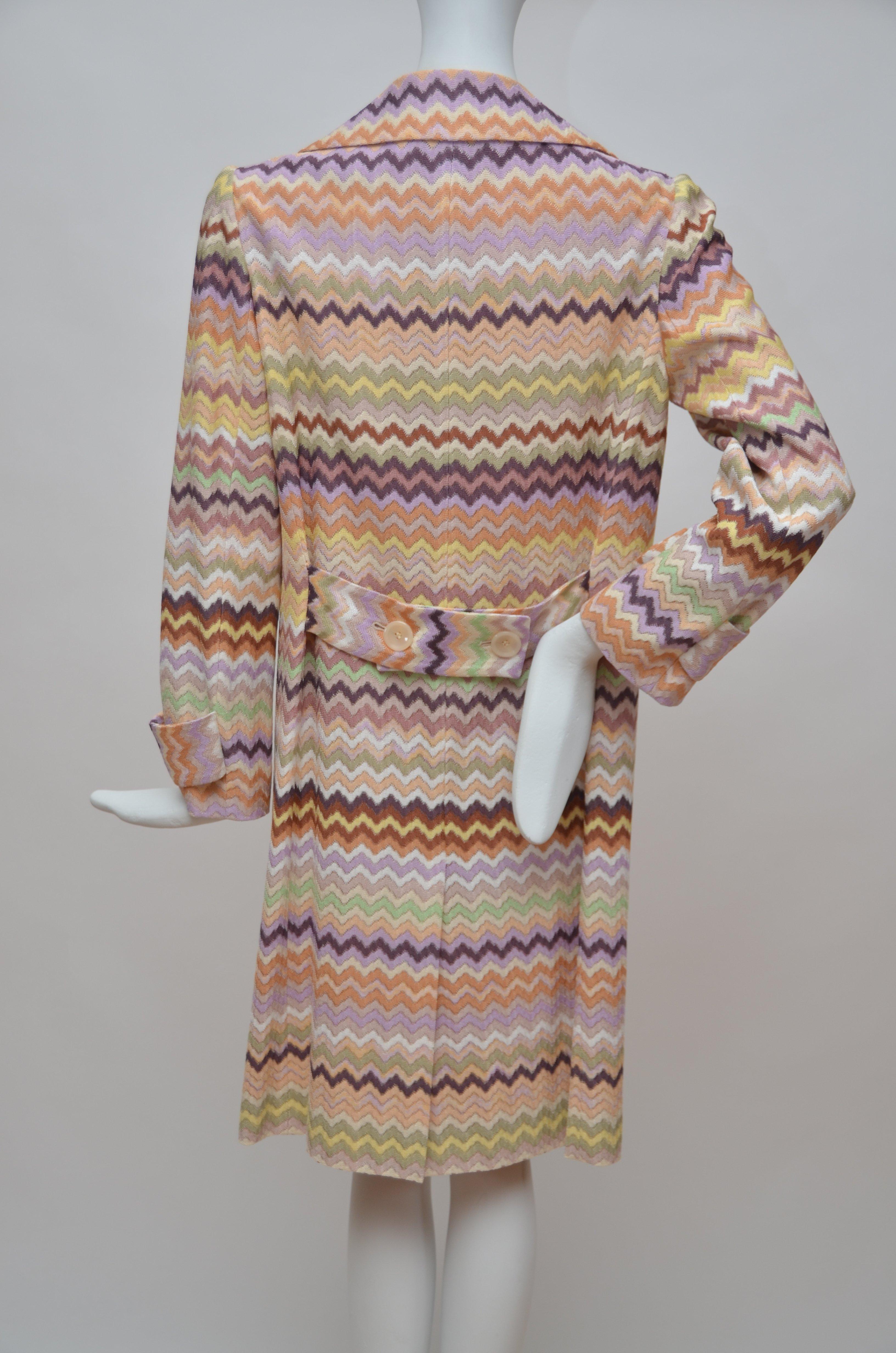 Missoni Coat  In Excellent Condition For Sale In New York, NY