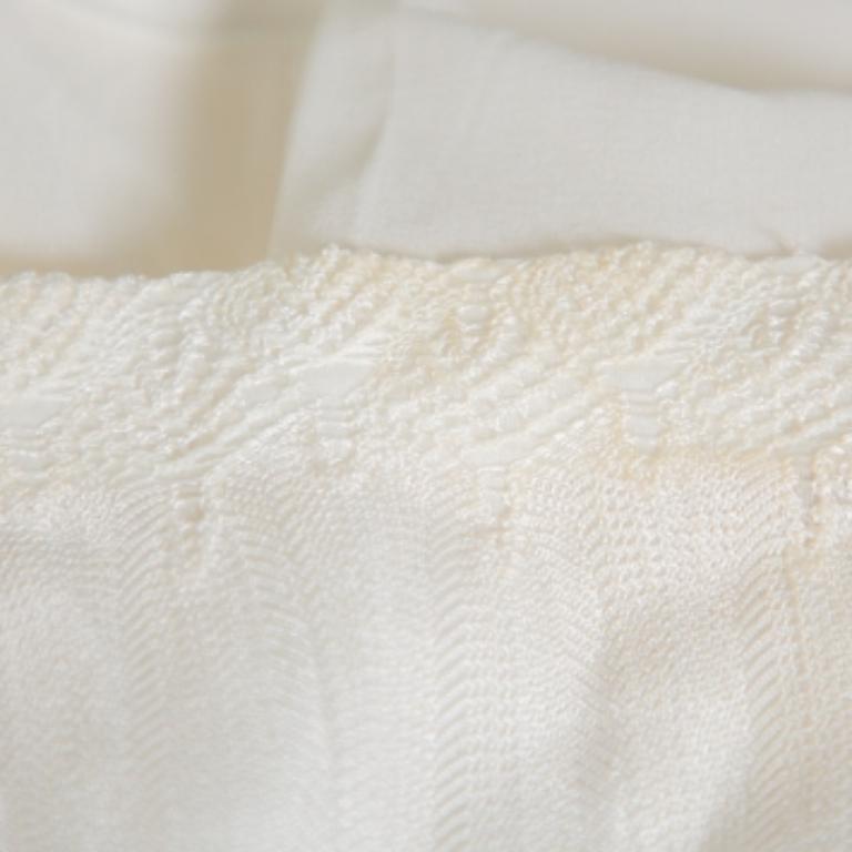 Missoni Cream Lace Mini Skirt M For Sale 5