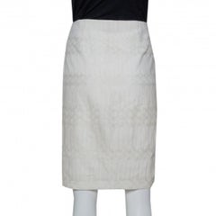 Missoni Cream Lace Mini Skirt M