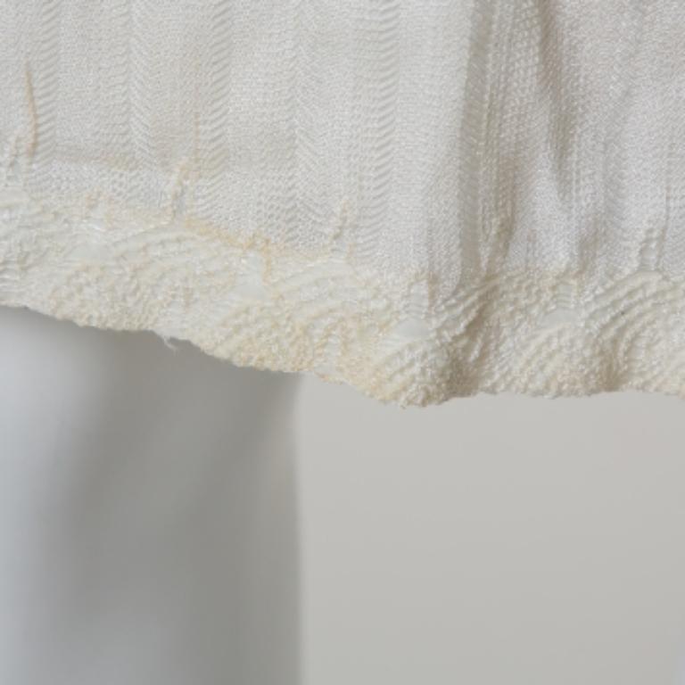 Women's Missoni Cream Lace Mini Skirt M For Sale