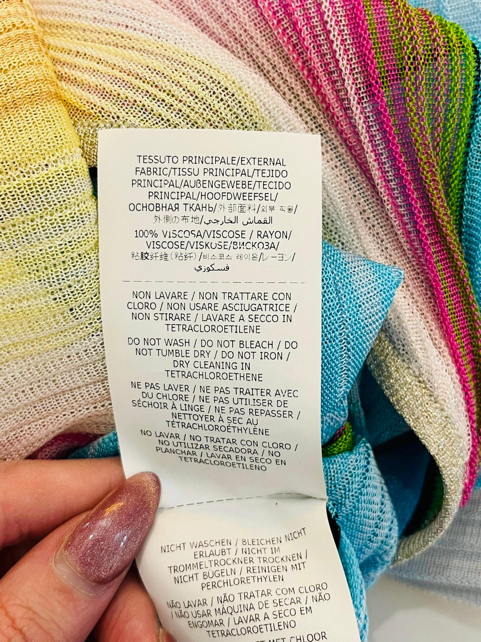 Missoni Crochet-Knit Beach Dress/Cover Up For Sale 3