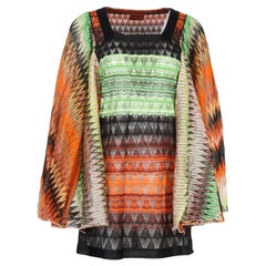 Missoni Crochet Knit Mini Dress It 42 Uk 10