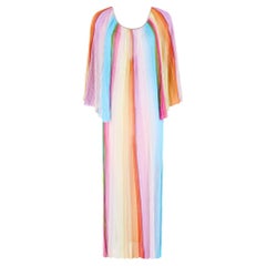 Missoni - Robe de plage rayée en maille crochetée / Up Up