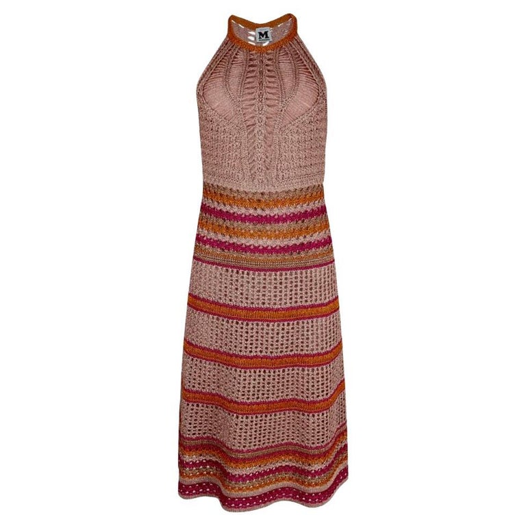 Missoni Crochet Metallic Dress at 1stDibs