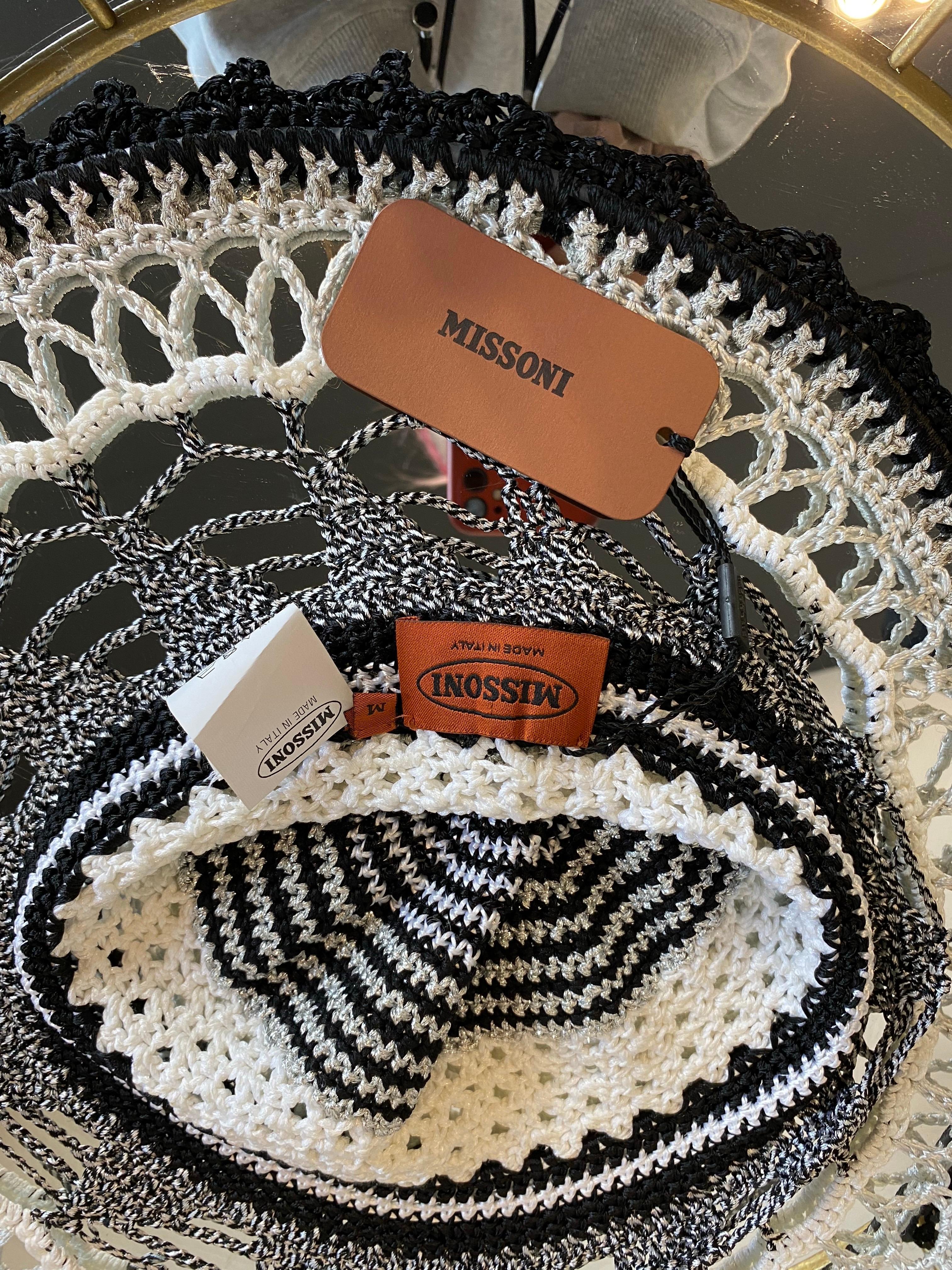 Missoni crochet Summer Hat For Sale 3