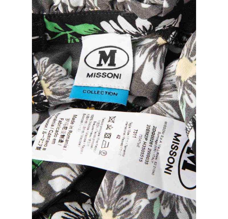 Missoni Daisy Printed Midi Dress Size M In Excellent Condition In London, GB
