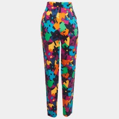Missoni Donna Vintage Multicolor Cotton Regular Fit Trousers M