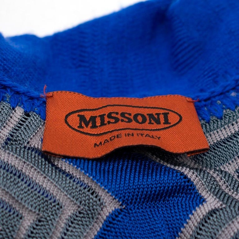 Missoni draped crochet knit wrap ONE SIZE For Sale at 1stDibs
