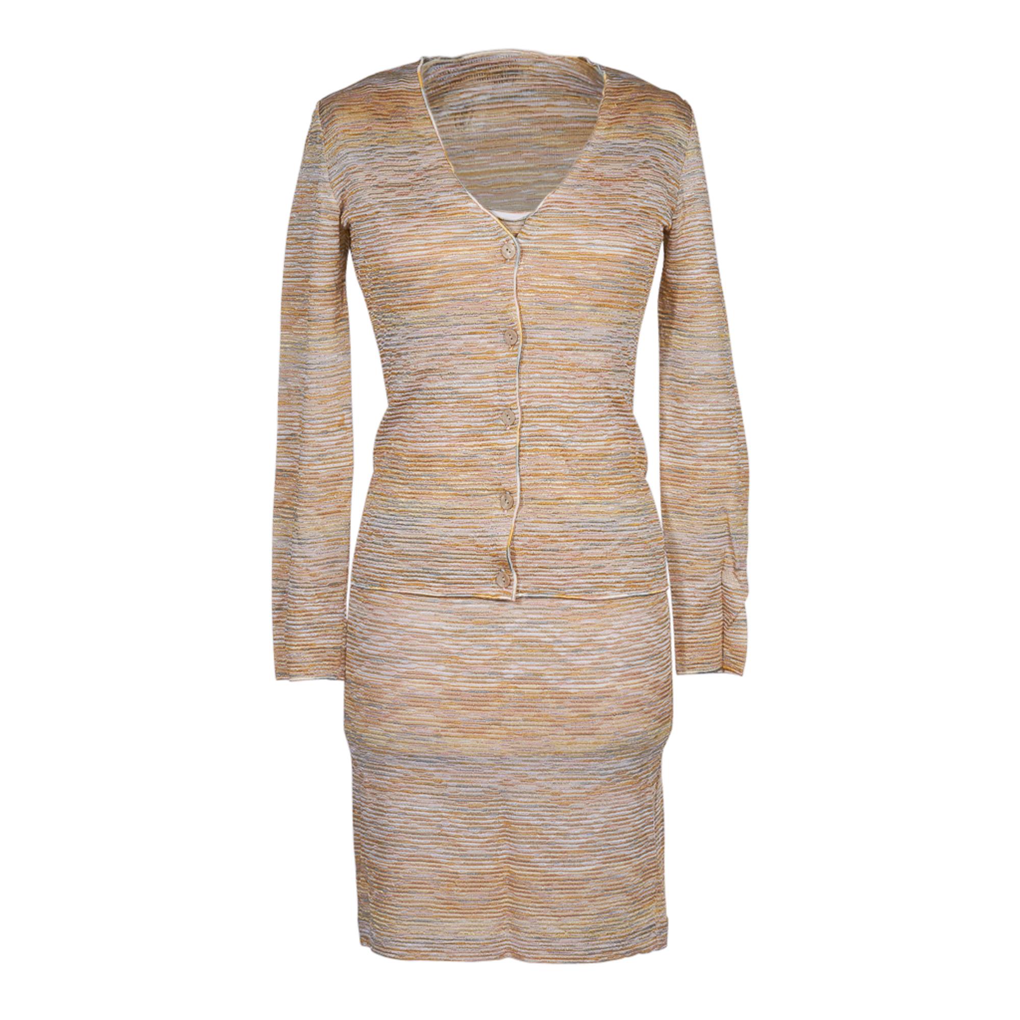 Missoni Dress and Cardigan Soft Pastel Colours Versatile 4 to 6 For Sale 3
